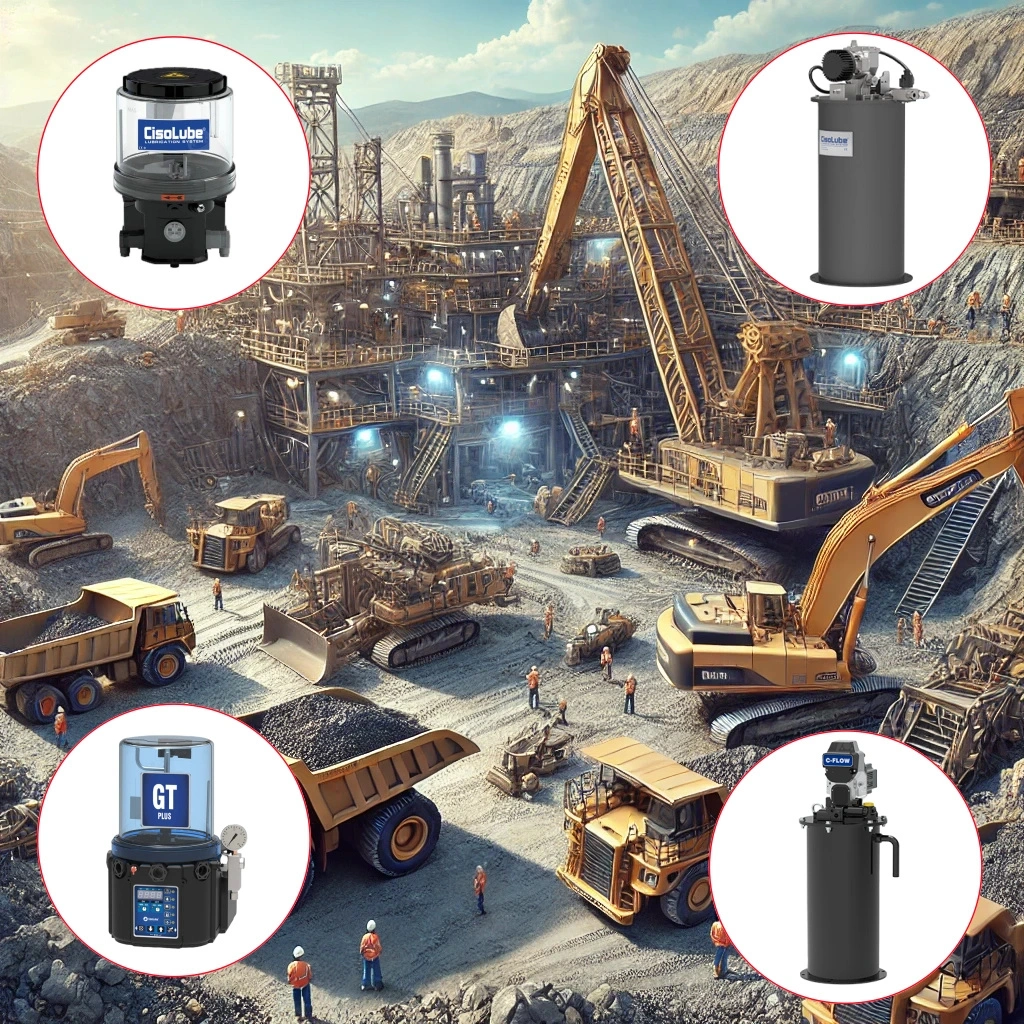 Gecentraliseerde smeersystemen voor bouwmachines