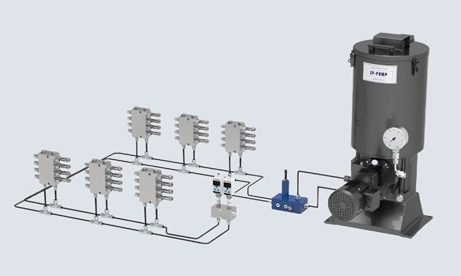 CISO Autmotic Dual Line Smering Systeem Componenten