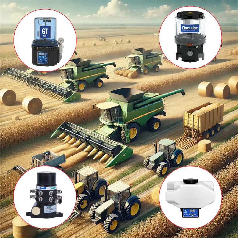 Centraal smeersysteem in landbouwmachines